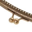 16.5/20cm Retro Metal Frame Kiss Clasps Arch with Handle Handbag Purse
