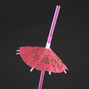 10 Cocktail Umbrella Straw Tropical Hawaiian Party Accessories Random Color T5R6