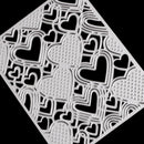Heart Card Decoration Metal Cutting Dies For Diy Scrapbooking Album Paper C