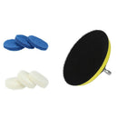 6 Pieces Scouring Pads Drill Power Scrubber Brush-5Inch Electric Powered Sc