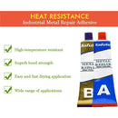 Kafuter 50g Industrial Heat Resistance Cold Weld Metal Paste Repair X6O3