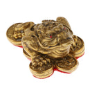 Traditional Money Lucky Fortune Three Legged Frog Toad Ornament Gift_S