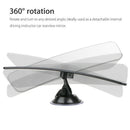 Interior Rear View Suction Cup Mirror Windshield Car Bus SUV Truck 290mm