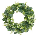 17inch Door Wreath Home Wall Window Front Door Green Leaf Garland Celebration