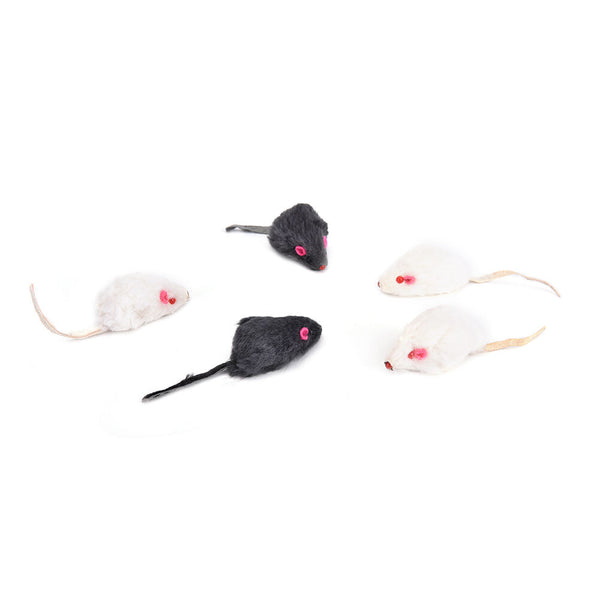 Soft Fleece False Mouse Cat Toys Funny Playing Toys For Cats Kitten X1 FEVR FT