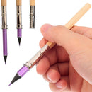 2XAdjustable Pencil Extender Lengthener Holder Art Writing Tool Wooden Handle li