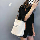 Women Casual Handbags Shoulder Bags Environment friendly Portable Letter Pa B4Y9