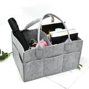 Large Portable Baby Diaper Caddy Organizer - Functional Baby Diaper Basket