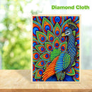 5D DIY Special-shaped Diamond Painting Cross Stitch Kit (YL0008 Peafowl