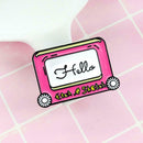 Sketch Board Pins Brooch Jacket Lapel Backpack Badge Ornaments Kids Gifts A