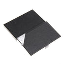 Modern Stainless Steel Leather Pocket Business Name Credit ID Card Holder K1B