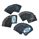 1Pack Black Playing Cards Collection Plastic Decks Card Games Deck Waterproof