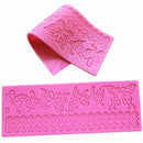 Lace Butterfly Silicone Fondant Lace Mould Cake Decor Mat Sugarcraft Mold B S5L5