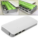 5V 2.1A 3 USB Power Bank Charger Step Up Boost Module + 18650 Li-ion Shell Kits