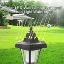 Solar LED Wall Lamp Waterproof Outdoor Garden Landscape Hexagonal Light