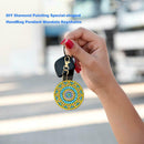 4pcs DIY Full Special-Shaped Diamond Painting Bag Pendant Mandala Keychains