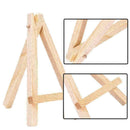 12x20CM Natural Wooden Easel Frame Tripod Display Holder Painting Children G0C7