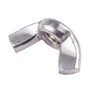 6 mm coarse thread butterfly nut stainless steel wing nut