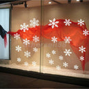 50x35cm PVC Static Cling Film Snowflake Glass Xmas Store Home Window Decor