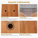 17 Keys Kalimba Thumb Piano Finger Piano Musical Toys With Tune-Hammer And