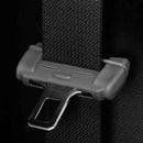 1x Car Safty Accessories Seat Belt Buckle Clip Silicone Anti-Scratch Cover RED