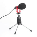USB Wired Mute Microphone Studio Recording Vocal Omnidirectional Speaker