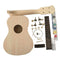 1 Set 23inch Ukulele Assembly Kits Unfinished Solid Wood 4 Strings Guitar