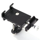 Bicycle Phone Holder Aluminum Alloy MTB Handlebar Navigation Stand (Black)