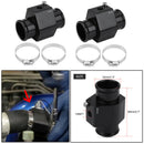 2 x Water Temp Joint Pipe Temperature Gauge Meter Radiator Sensor Hose Adapter