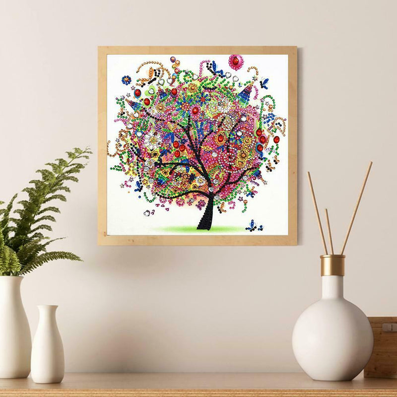 5D DIY Special Shaped Diamond Painting Tree Cross Stitch Mosaic Craft Kits
