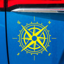 20x20cm 30x30cm 50x50cm NSWE Compass Vinyl Car Stickers Decals Styling Graphics