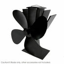 4 Blade for Heat Powered Wood Stove Fan Wood Log Burner Fireplace Friendly Fan..