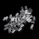Wire Rope Aluminum Sleeves Clip Fittings Cable Crimps ( 100pcs) T6E9