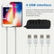 12V 3-Way 4 USB Car Cigarette Lighter Socket Splitter Charger Power Adapter New