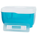 Wall Mounted Bathroom Tissue Box Self-adhesive Waterproof Blue L