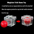 Ball Through Box Illusion Magic Conjuring Prop Magician Trick Game Toys