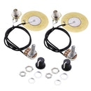 2Pcs Universal Pickup Piezo Transducer for Acoustic Guitar Ukulele Cigar Box