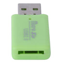 USB 2.0 Fast Speed Mini Memory Card Reader Adapter for Micro SD/TF T-Flash