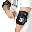 Set of 2 Elbow Pads with Adjustable Strap Protective Gear Set for Multi Sports