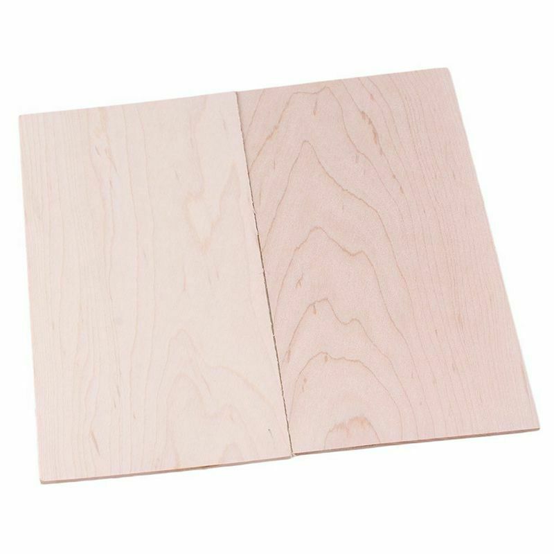 Maple Guitar Head Veneer Guitar Parts Marquetry Pack of 3