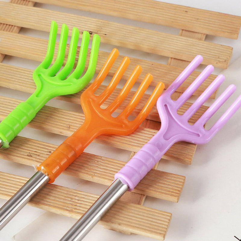 Stainless steel back scratcher massage portable pocket itching claw t R.AU