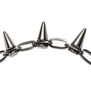 5X(Metal Spikes Studs Rivets Punk Goth Necklace Choker Collar C6D8)