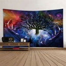 Outer Space Wall Tapestry Wall Hanging Bed Cover Throw Blanket 59x51 Inch