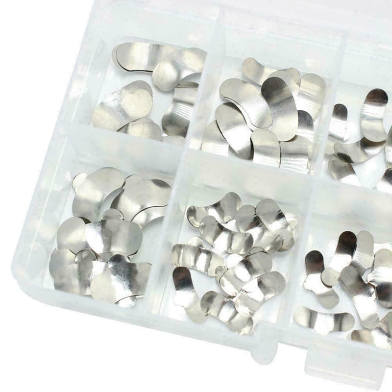 100 Pcs Dental Matrix Sectional Contoured Metal Matrices lmws 35um New No.1 W1Z7