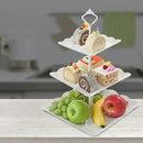 3 Tier Cupcake Display Stand Dessert Tower Fruit Tray For Wedding Birthday  S1I9