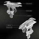 2pcs Mobile Game Controller L1R1 Trigger Fire Shooter Aim Button for PUBG