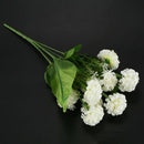 9 Heads 1 Bouquet Artificial Chrysanthemum Silk Flowers Floral Home Garden  I2T1