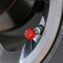 Pretty Car Rhinestone Tire Valve Caps Diamond Shining Air Caps Auto Accessories