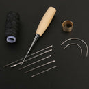 1sets Full Sewing Repair Tool Sewing Tools Needle Awl Leather Craft Kit DBL