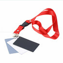 3 in 1 Pocket-Size Digital White Black Grey Balance Cards 18% Gray Card I3E7  BX